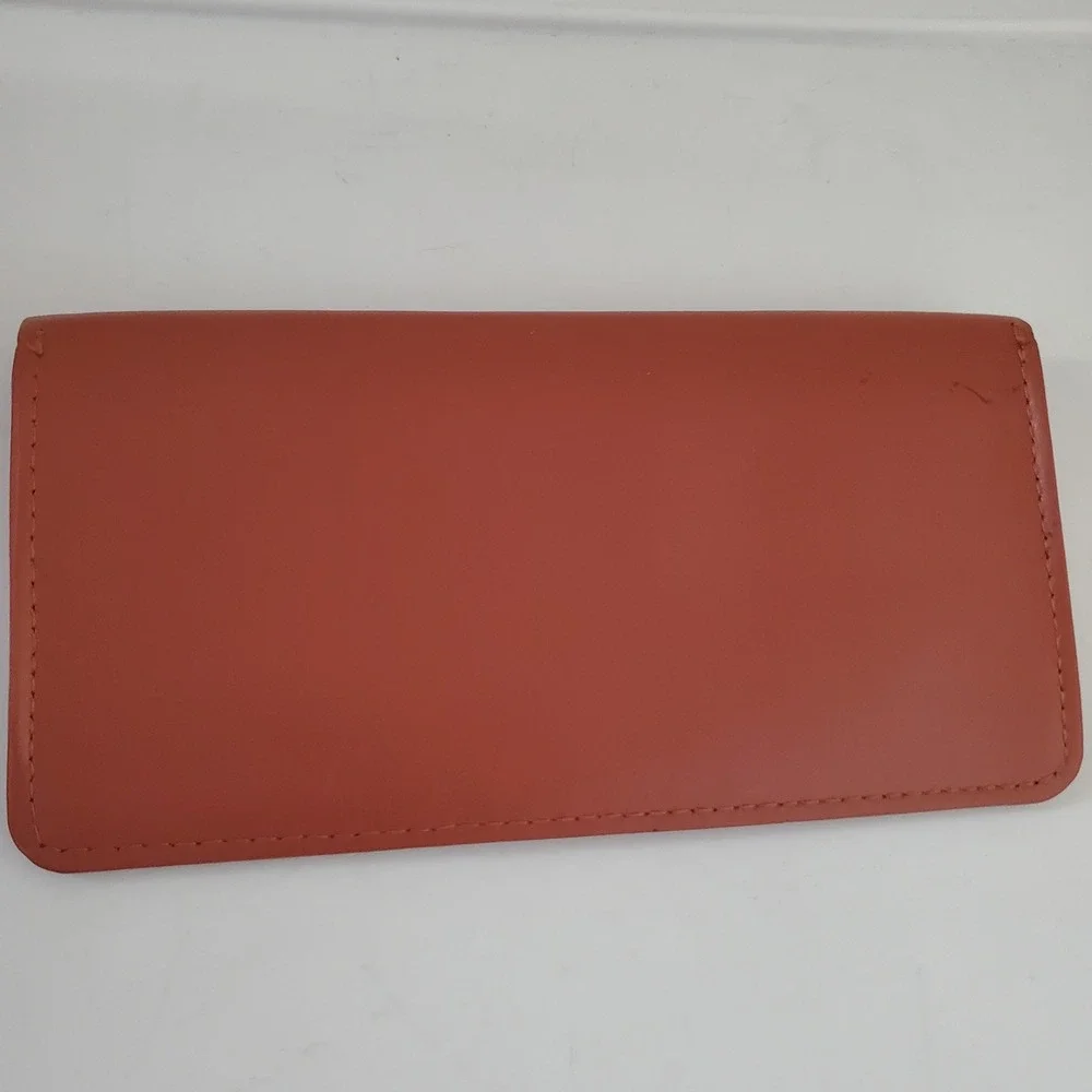 Missoni Terracotta Orange Chevron Embossed Eyewear Glasses Case Magnetic Closure